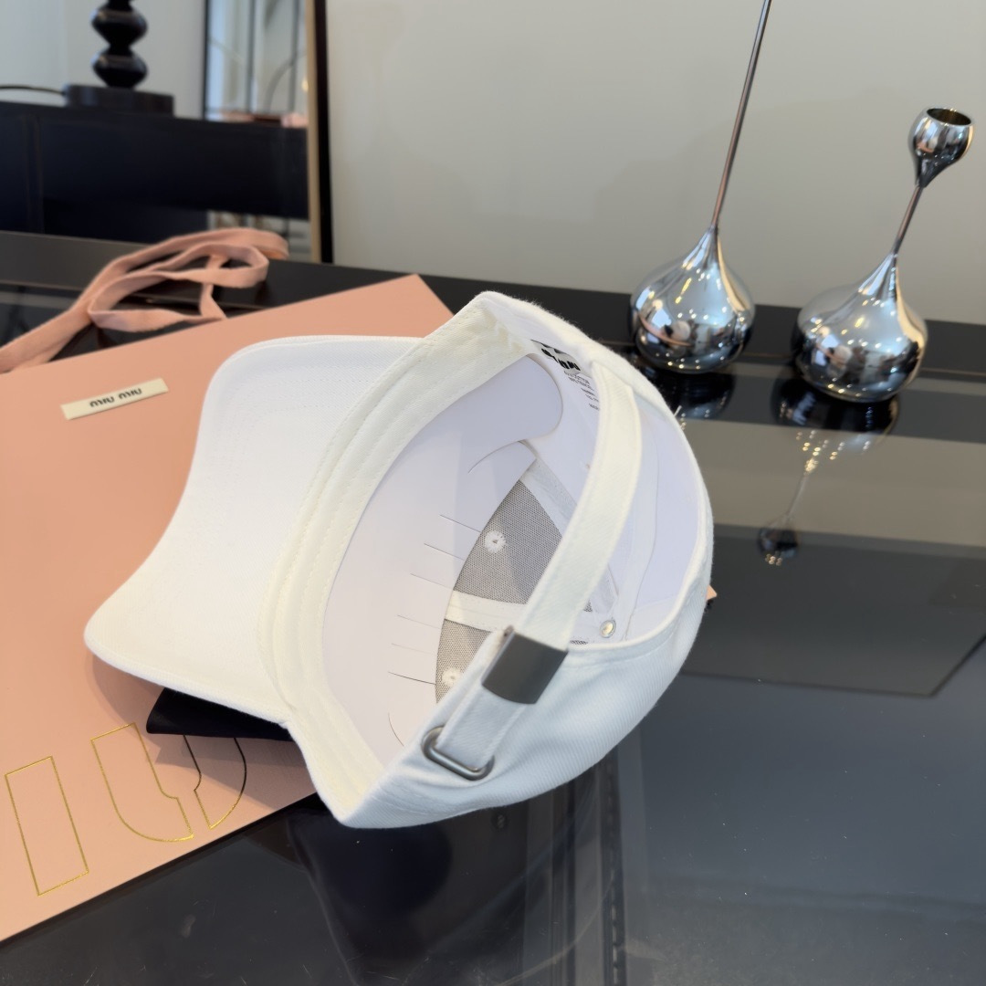 Pmiumiu缪缪蝴蝶结鸭舌帽，高端定制，头围57cm