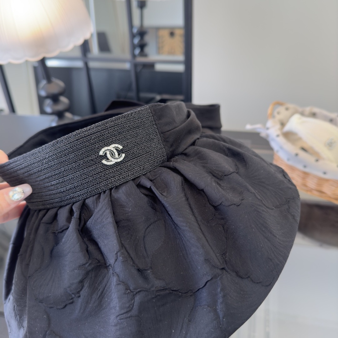 PChanel香奈儿新款贝壳帽，空顶遮阳帽，可折叠，出游携带方便