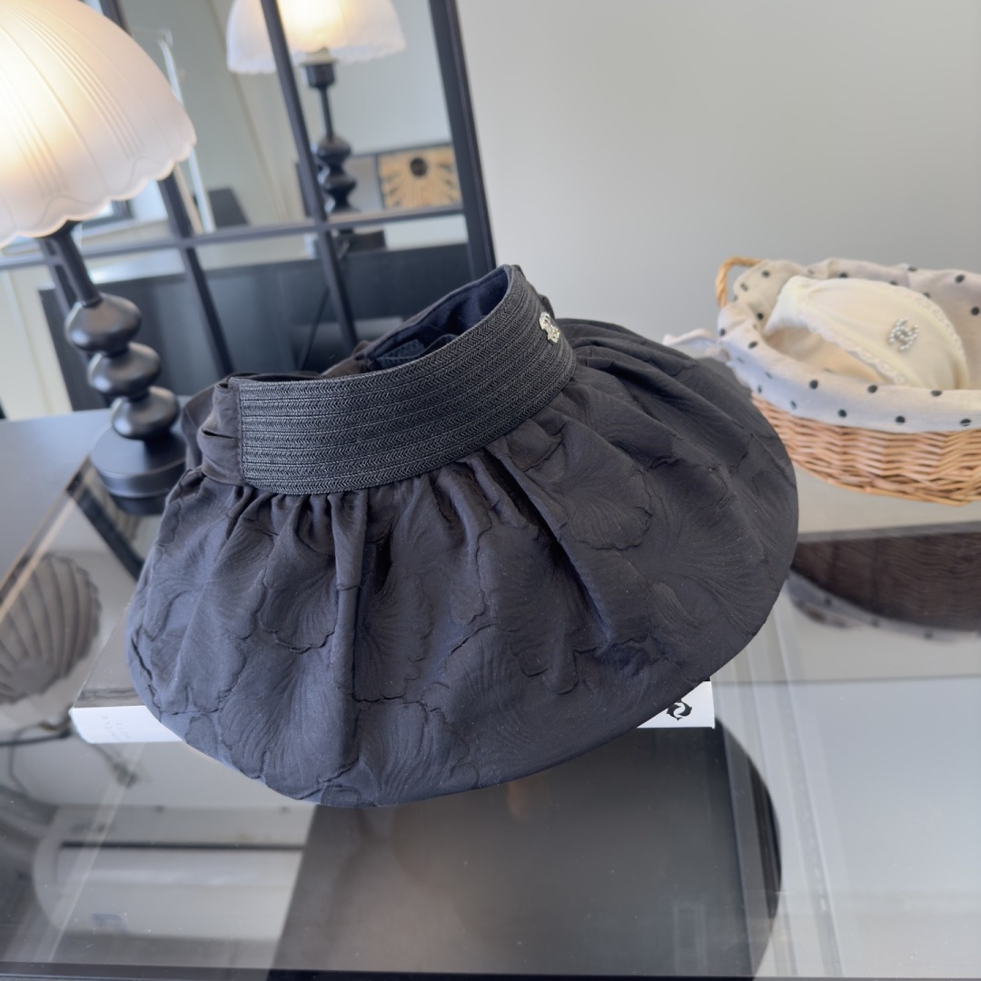 PChanel香奈儿新款贝壳帽，空顶遮阳帽，可折叠，出游携带方便