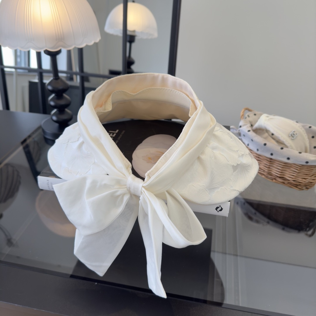 PChanel香奈儿新款贝壳帽，空顶遮阳帽，可折叠，出游携带方便