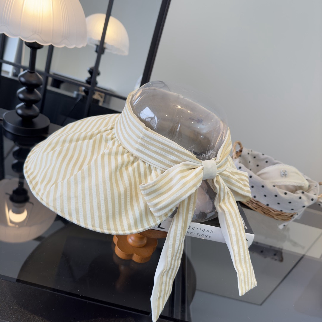 PCeline赛琳新款条纹空顶，头围57cm