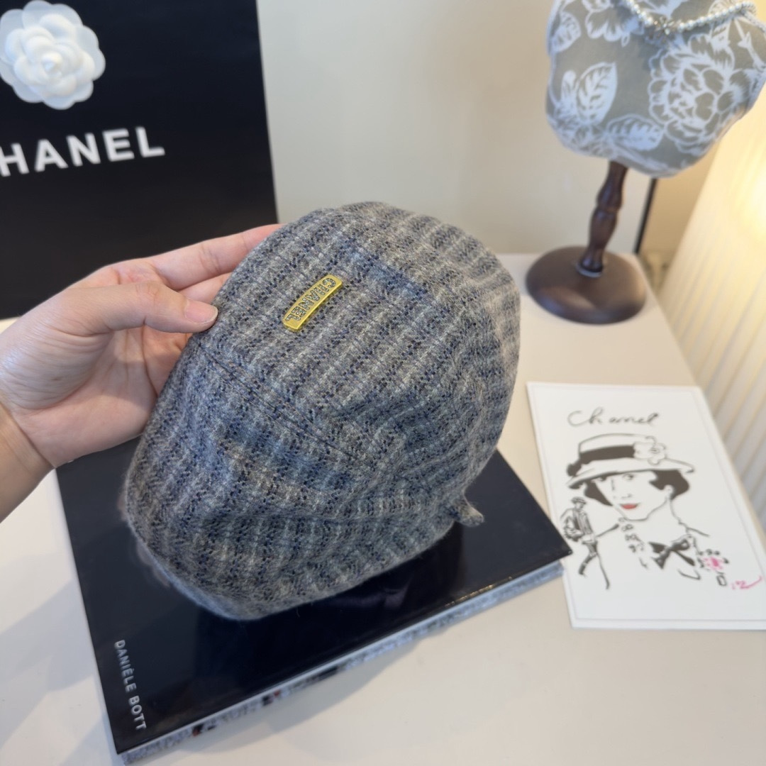 Chanel 香奈儿新款贝雷帽，春夏款，头围57cm