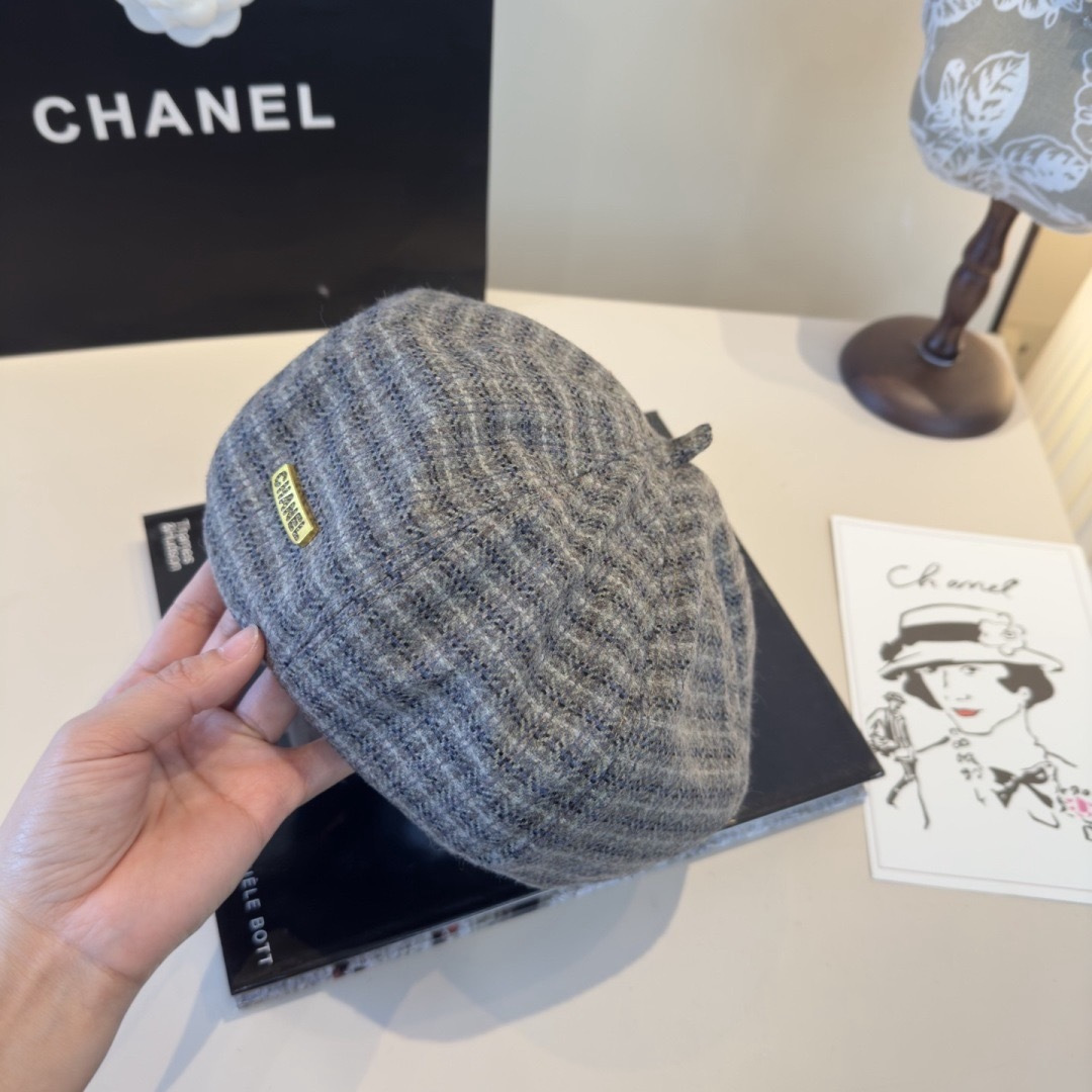 Chanel 香奈儿新款贝雷帽，春夏款，头围57cm