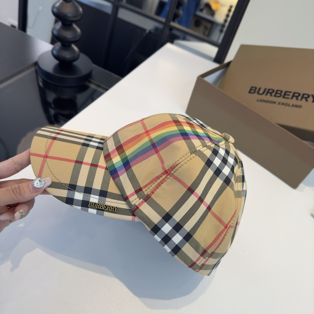 P巴宝莉新款遮阳鸭舌帽，高级定制