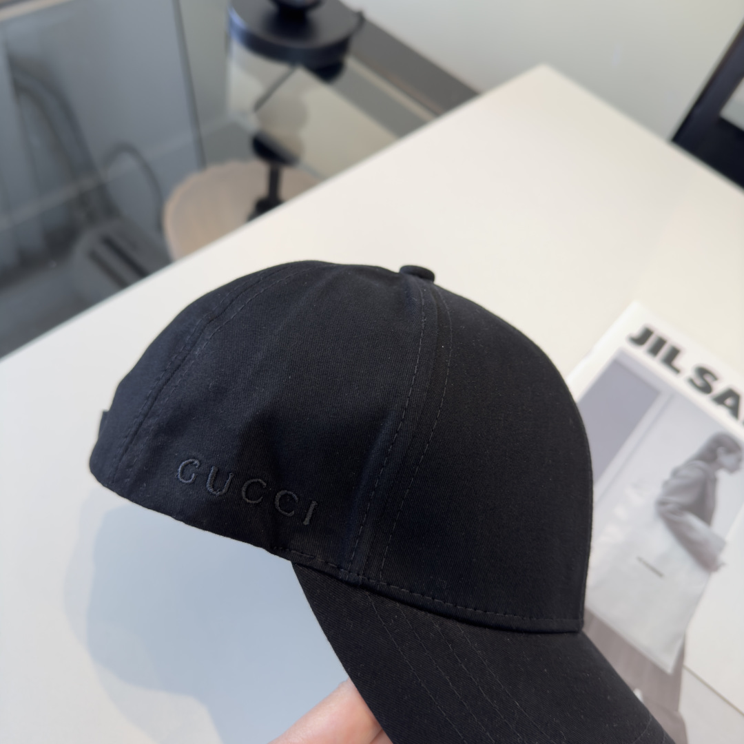 PGucci古奇新款遮阳鸭舌帽，头围57cm