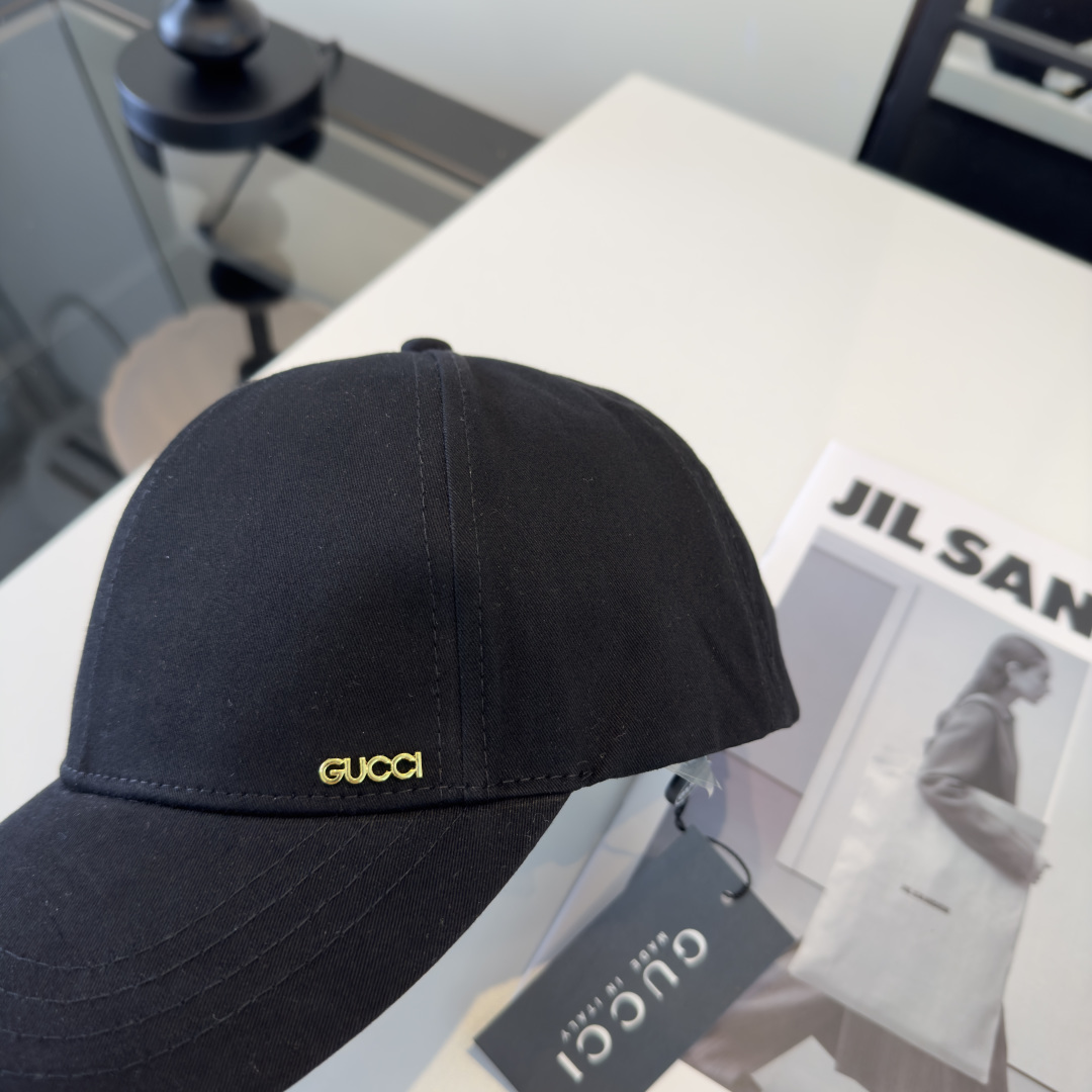 PGucci古奇新款遮阳鸭舌帽，头围57cm