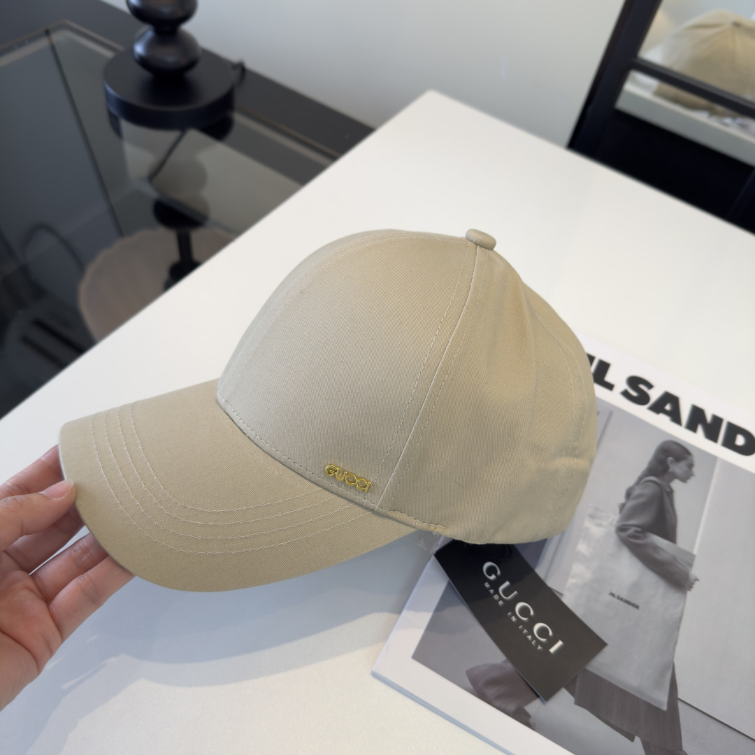 PGucci古奇新款遮阳鸭舌帽，头围57cm
