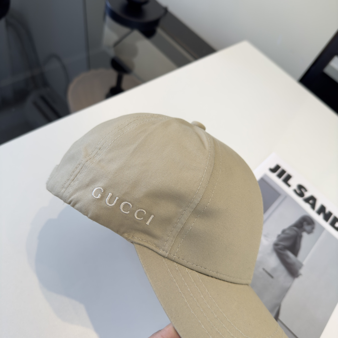 PGucci古奇新款遮阳鸭舌帽，头围57cm