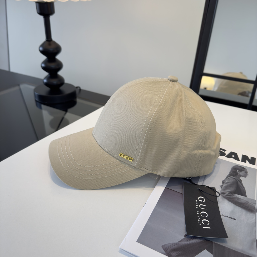 PGucci古奇新款遮阳鸭舌帽，头围57cm