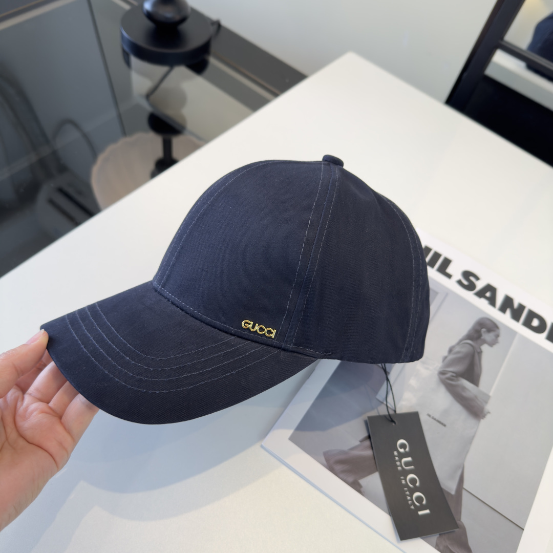 PGucci古奇新款遮阳鸭舌帽，头围57cm