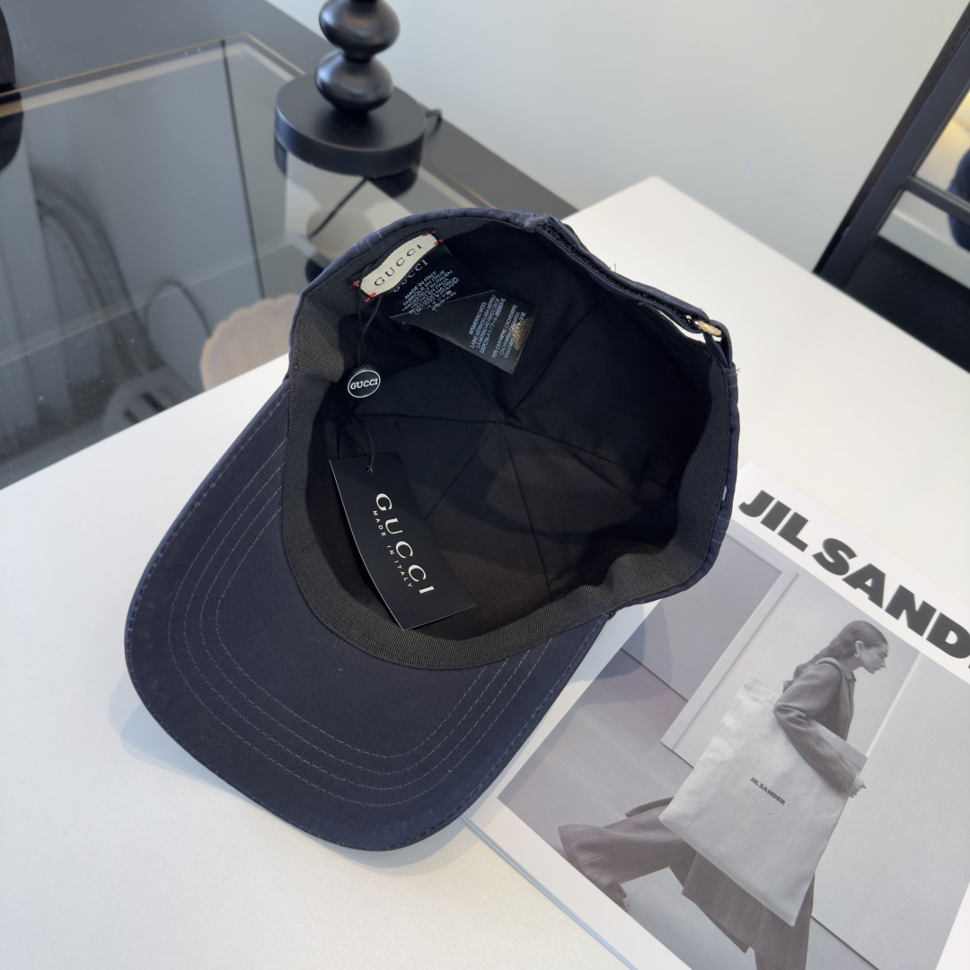 PGucci古奇新款遮阳鸭舌帽，头围57cm