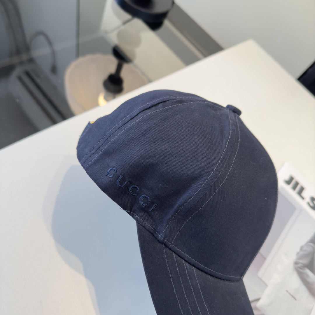 PGucci古奇新款遮阳鸭舌帽，头围57cm