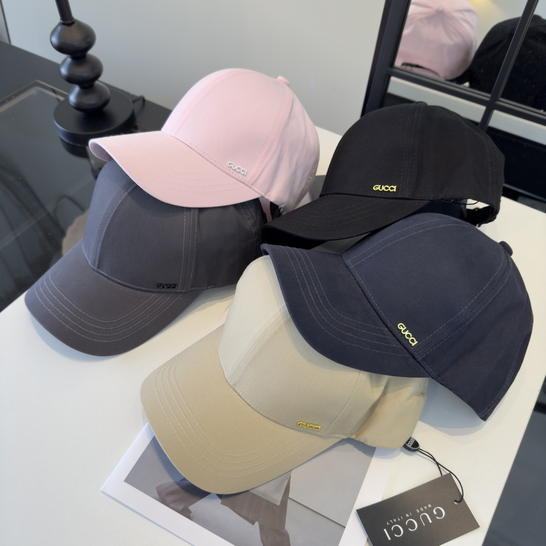 PGucci古奇新款遮阳鸭舌帽，头围57cm