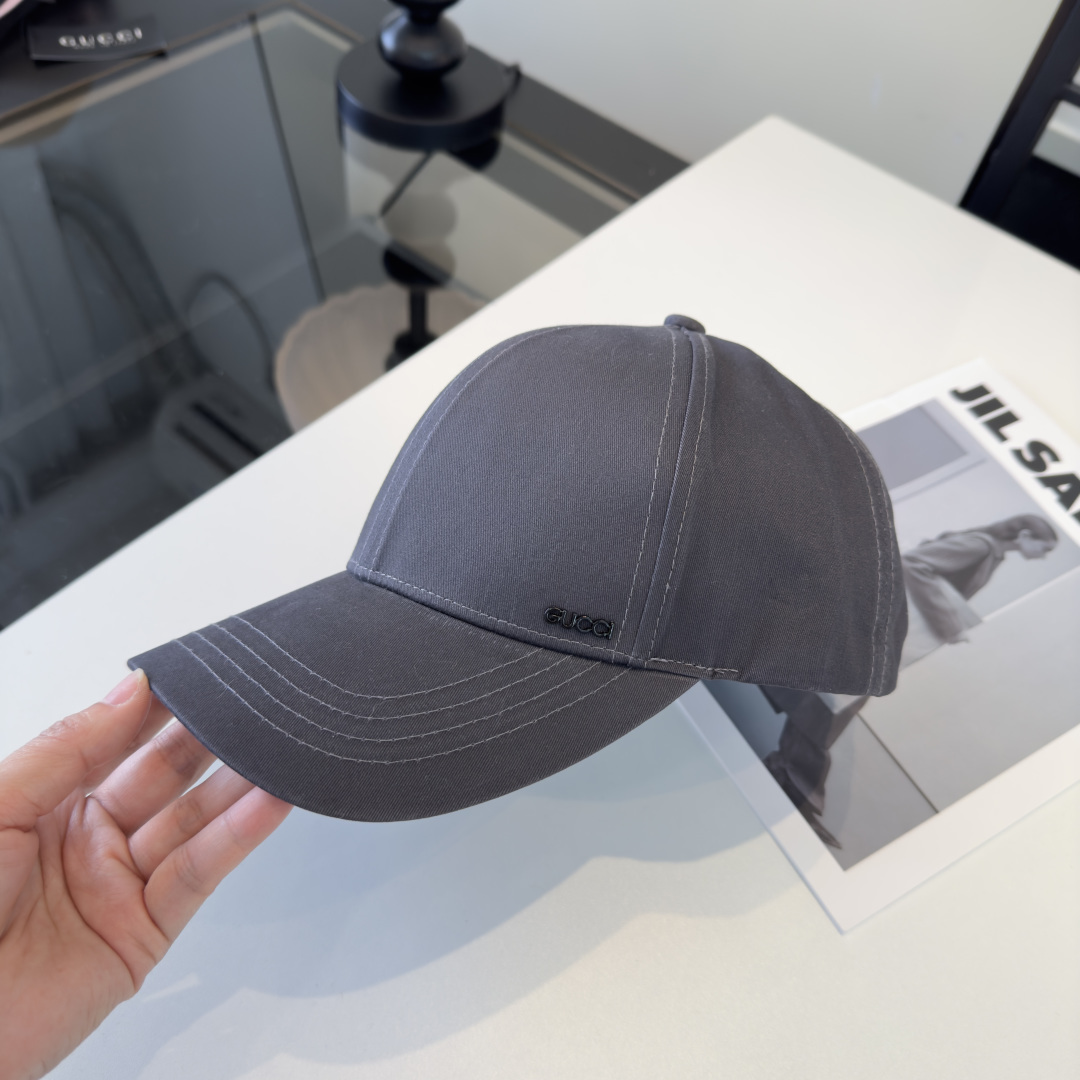 PGucci古奇新款遮阳鸭舌帽，头围57cm