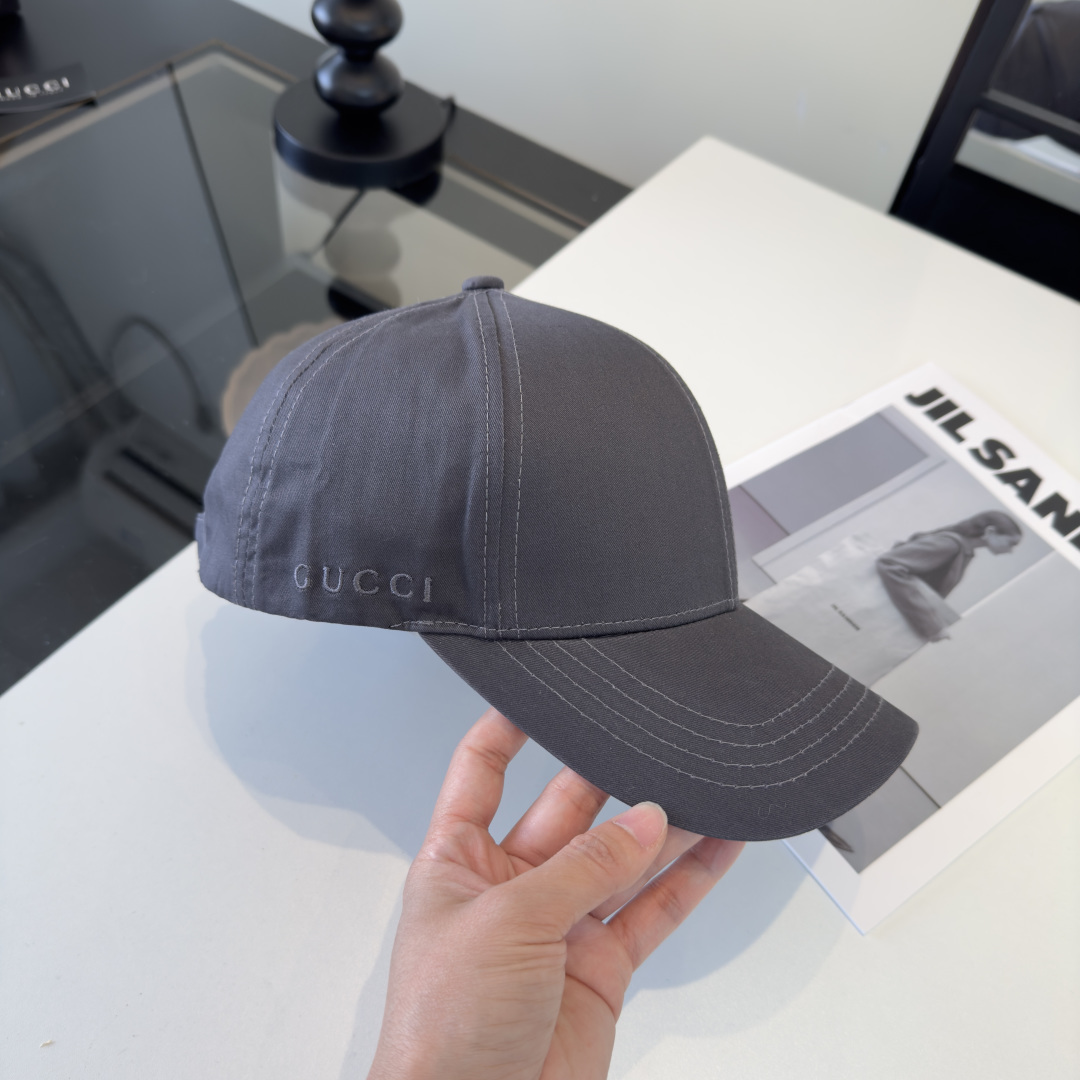 PGucci古奇新款遮阳鸭舌帽，头围57cm