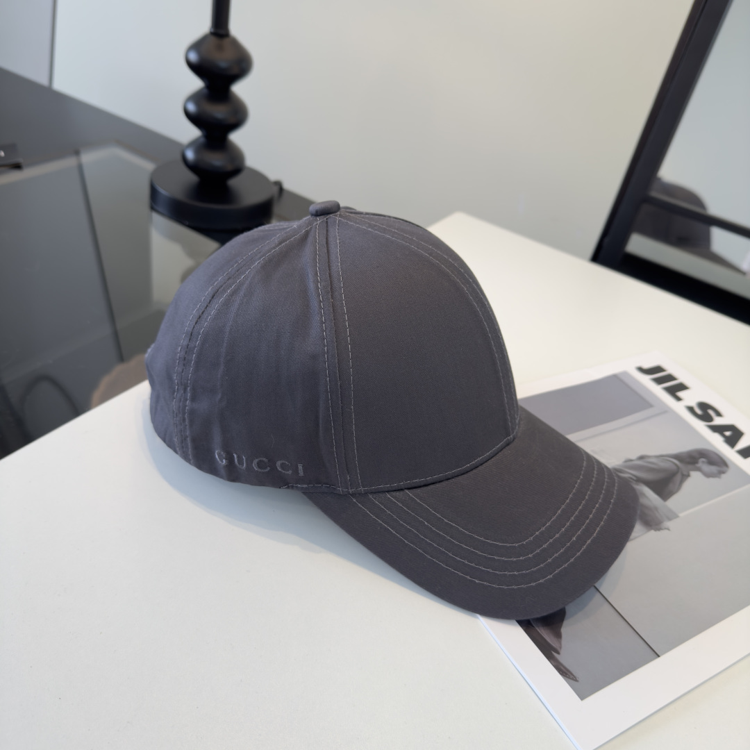 PGucci古奇新款遮阳鸭舌帽，头围57cm