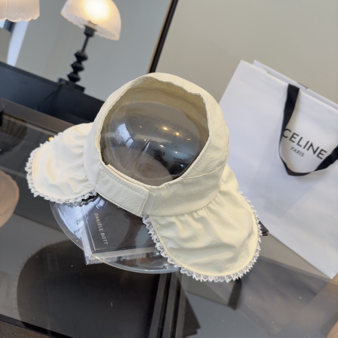 PChanel香奈儿空顶遮阳渔夫帽，简约百搭，头围57cm