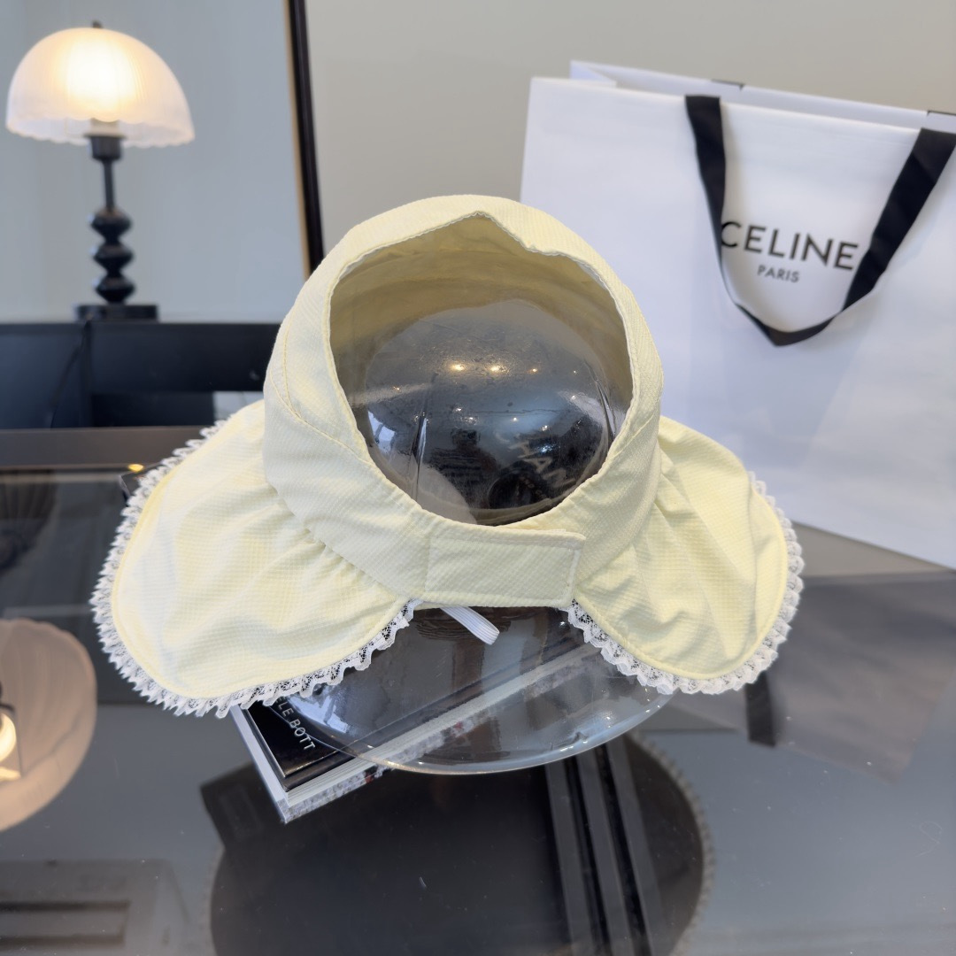 PChanel香奈儿空顶遮阳渔夫帽，简约百搭，头围57cm