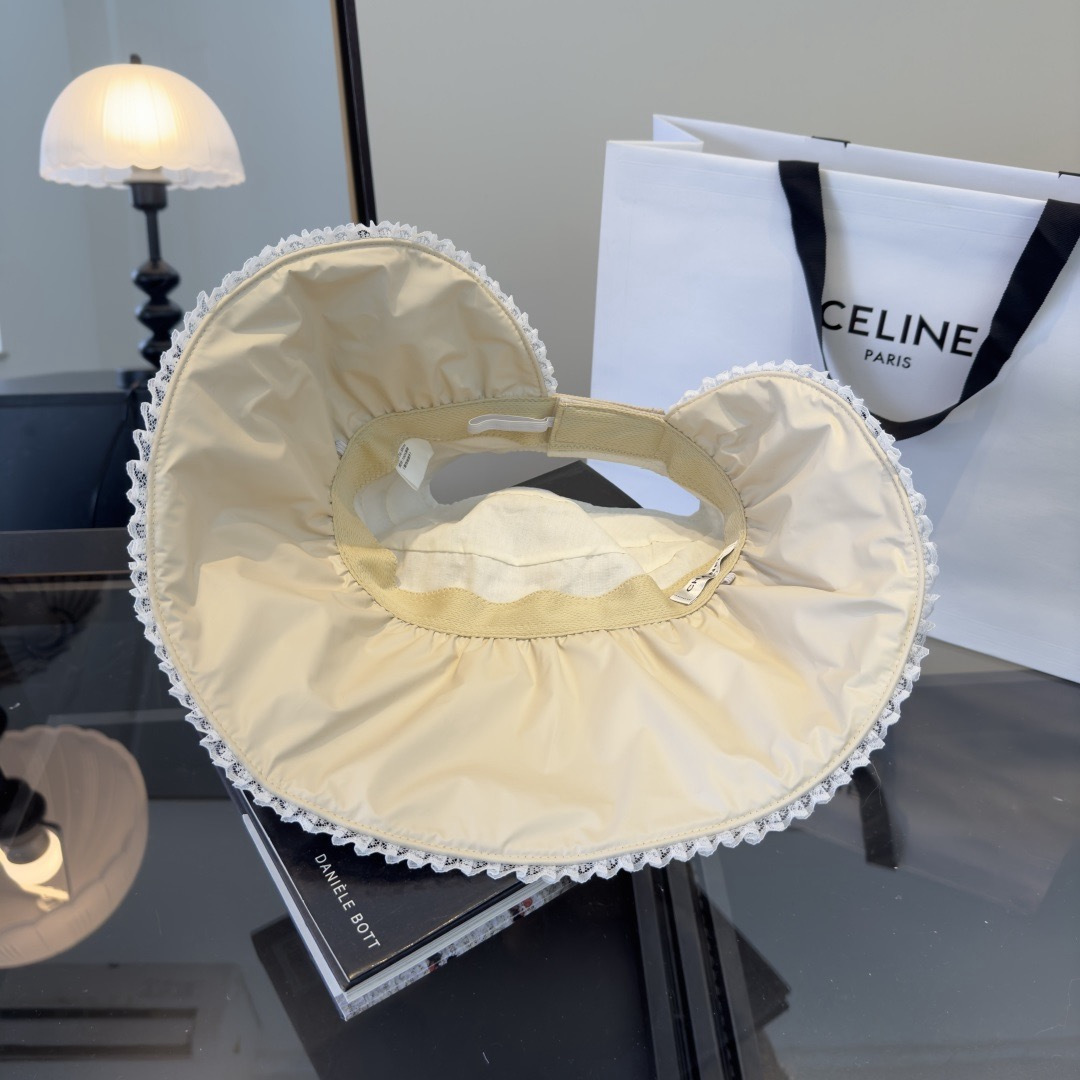 PChanel香奈儿空顶遮阳渔夫帽，简约百搭，头围57cm