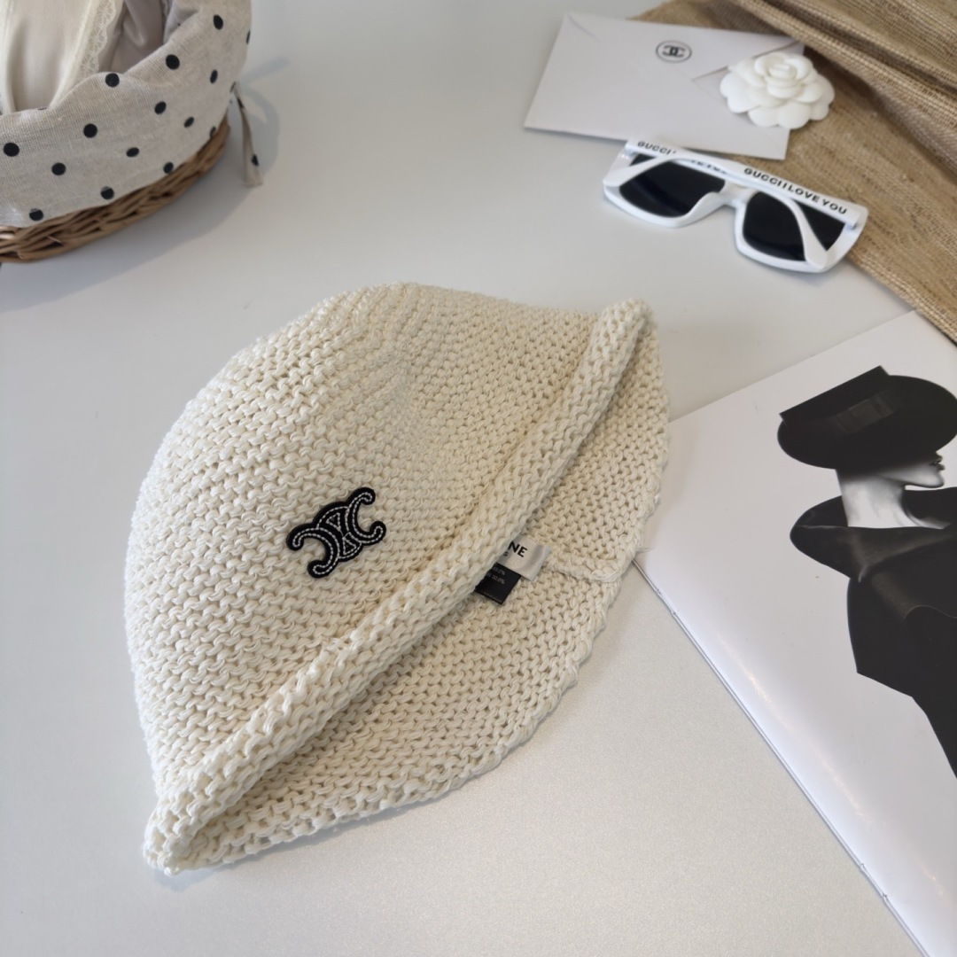 PCeline赛琳新款针织渔夫帽，夏季百搭！