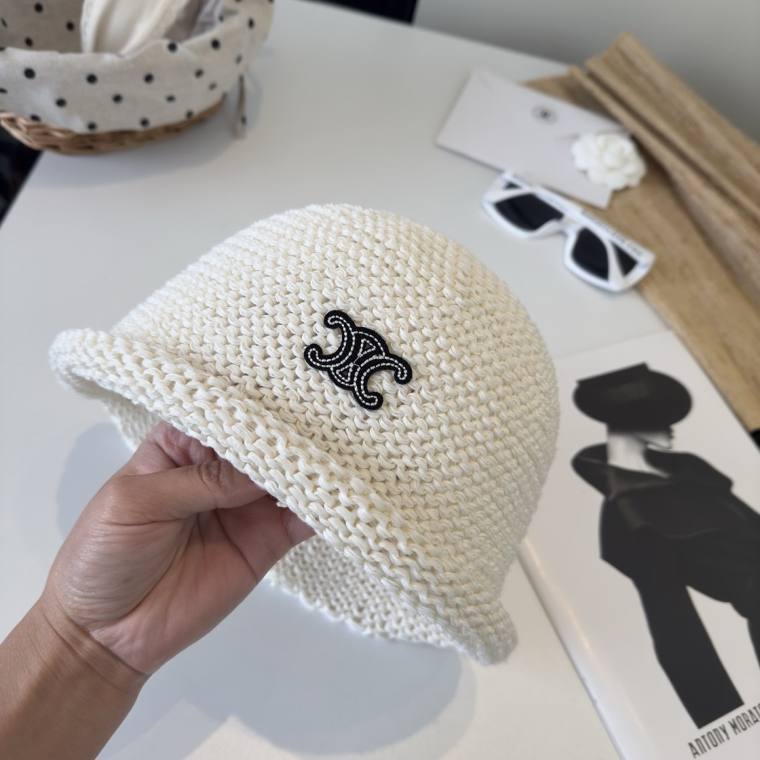 PCeline赛琳新款针织渔夫帽，夏季百搭！