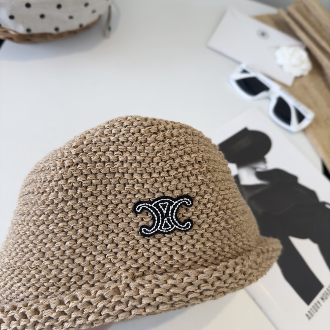 PCeline赛琳新款针织渔夫帽，夏季百搭！