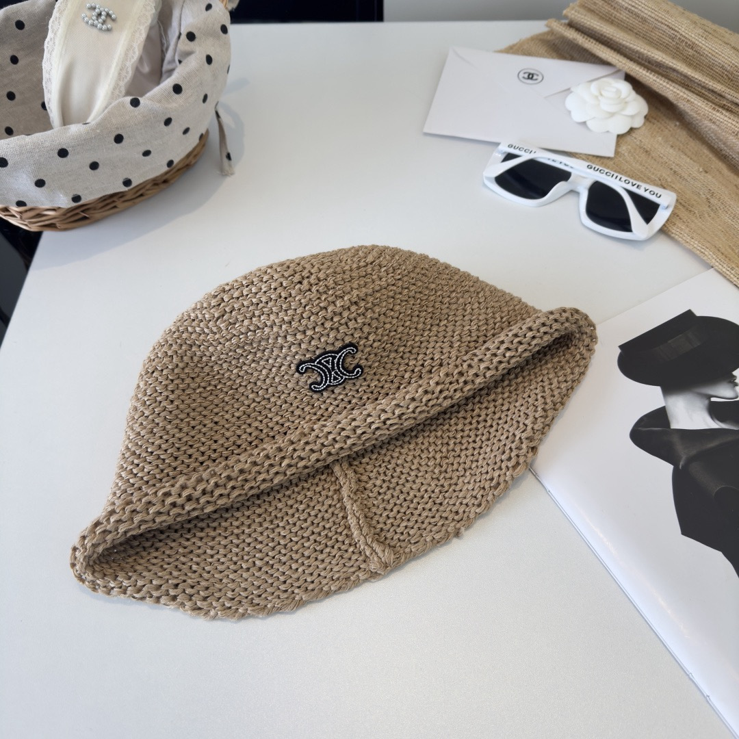 PCeline赛琳新款针织渔夫帽，夏季百搭！