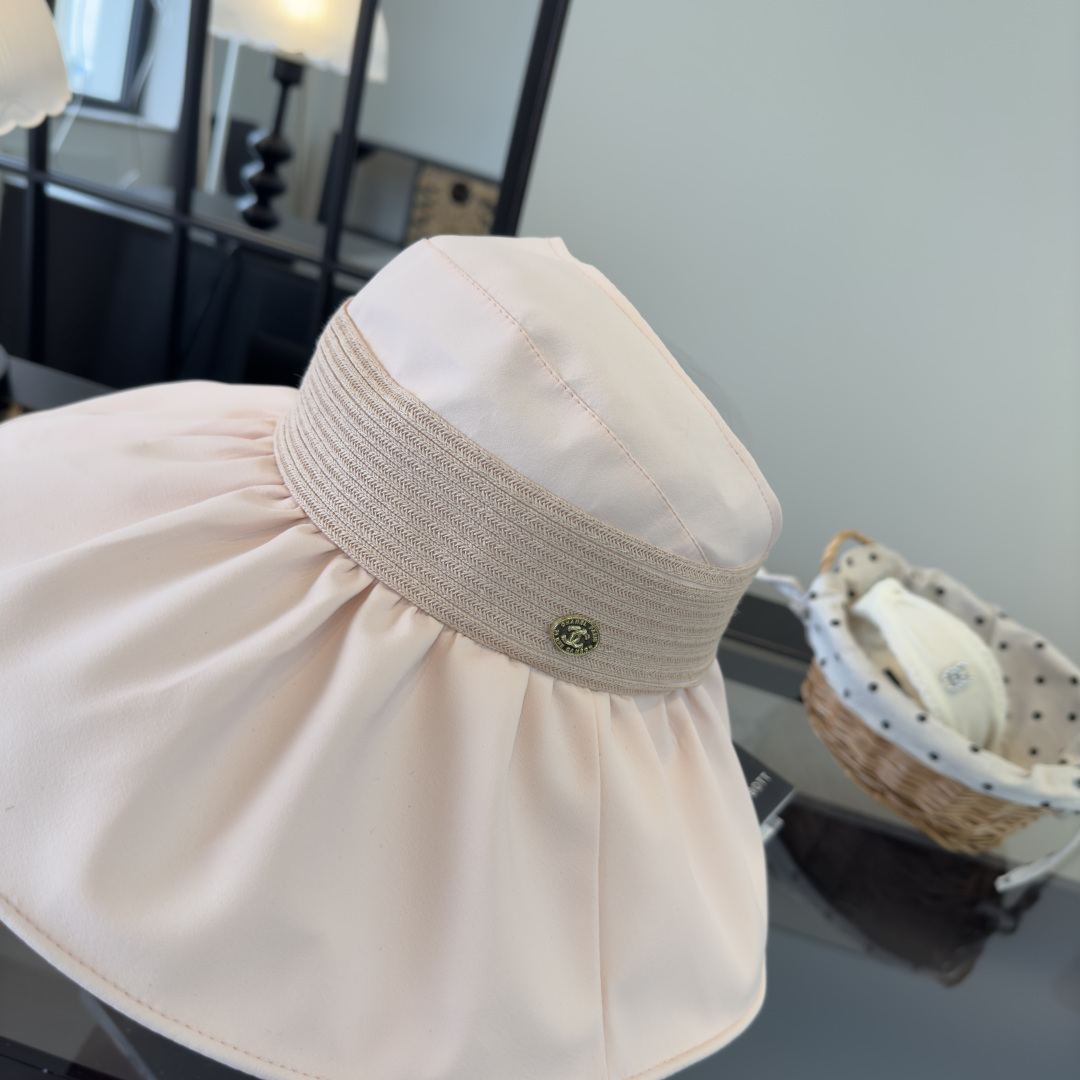 PChanel香奈儿空顶渔夫帽，加强防紫外线，可折叠高端定制，头围57cm