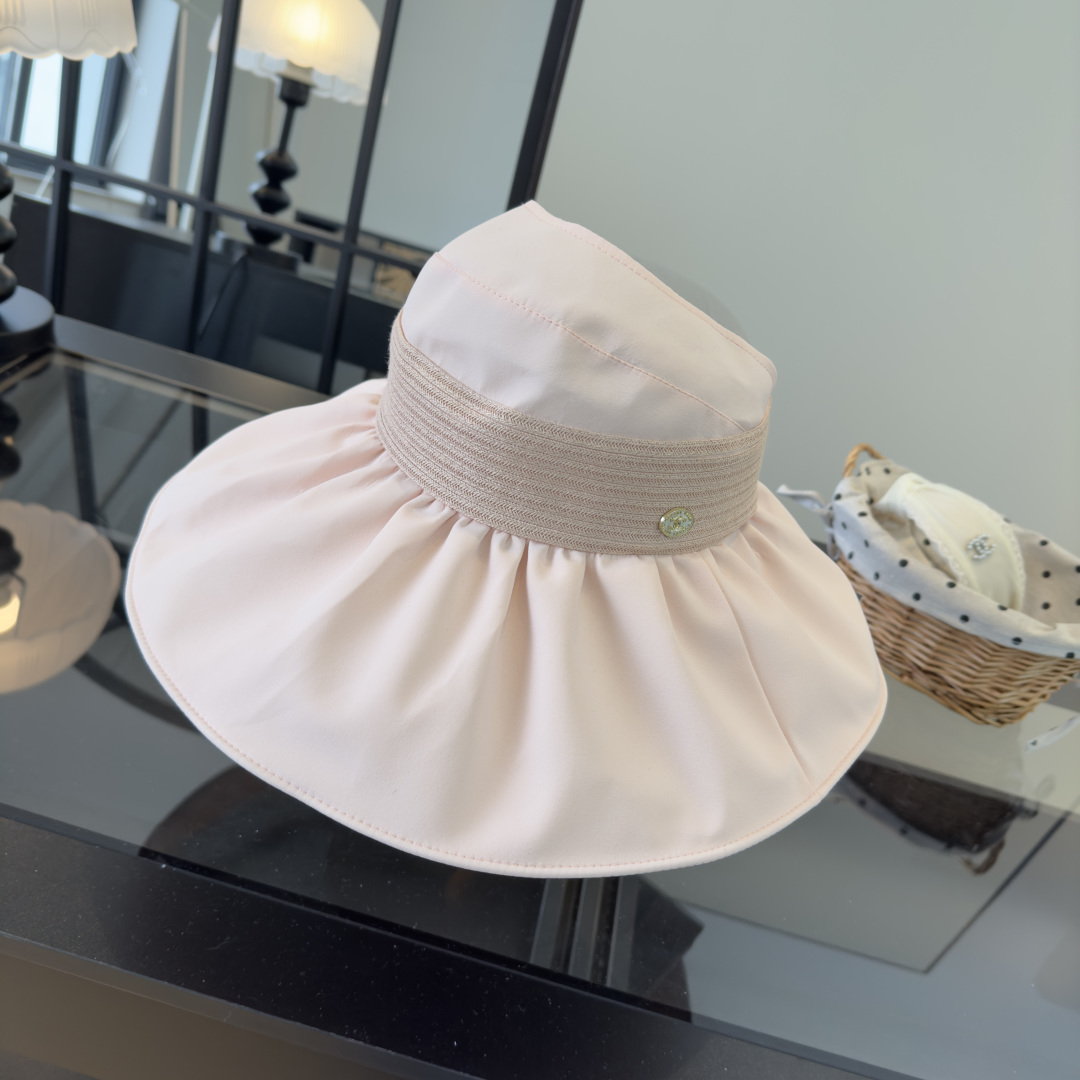 PChanel香奈儿空顶渔夫帽，加强防紫外线，可折叠高端定制，头围57cm