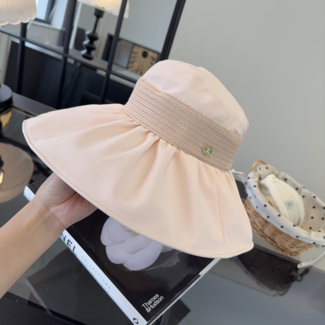 PChanel香奈儿空顶渔夫帽，加强防紫外线，可折叠高端定制，头围57cm
