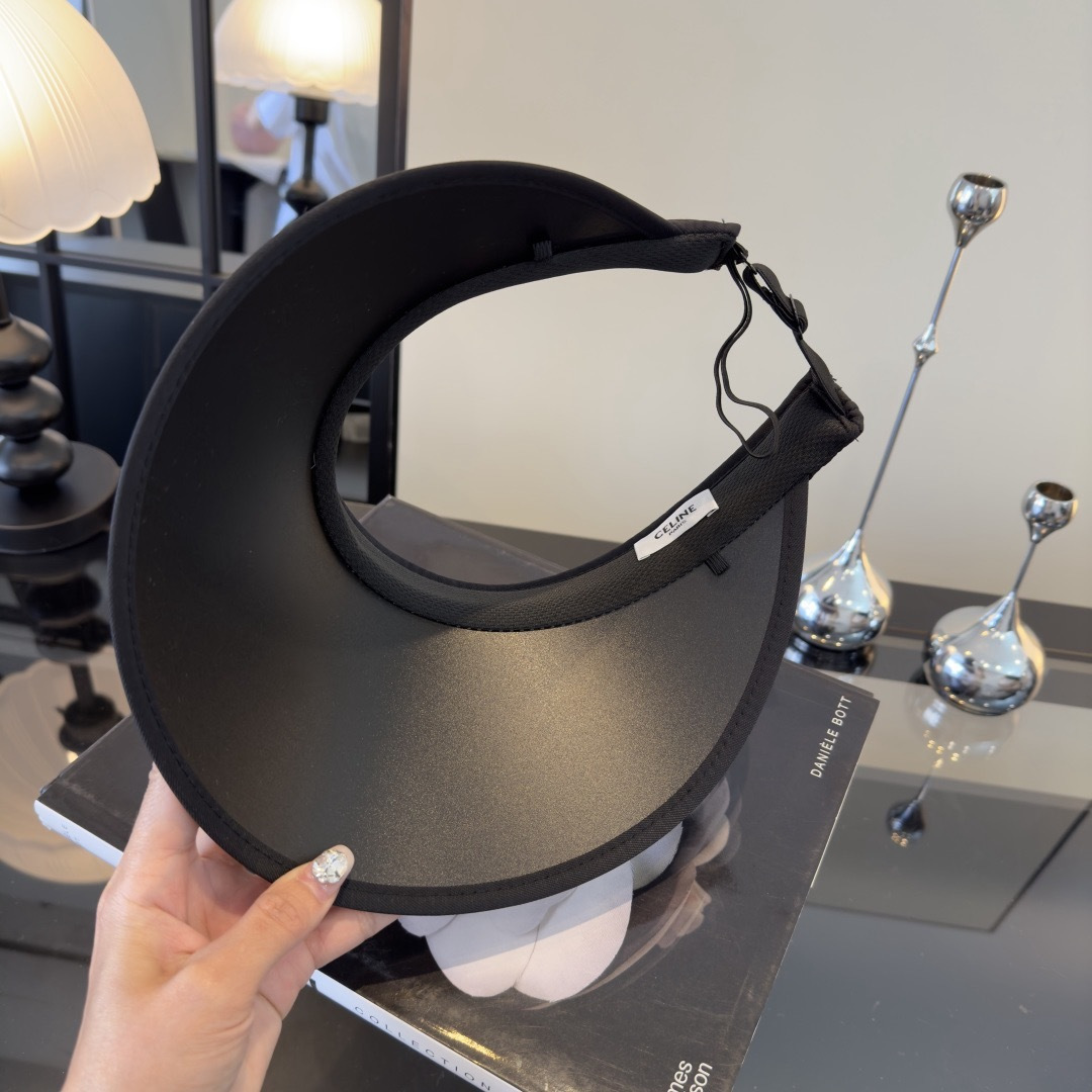 PCeline赛琳新款空顶发箍遮阳帽