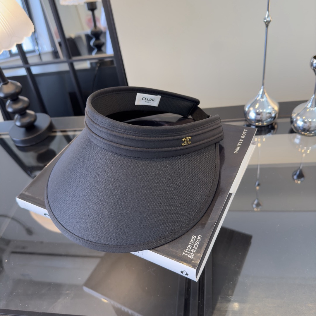 PCeline赛琳新款空顶发箍遮阳帽