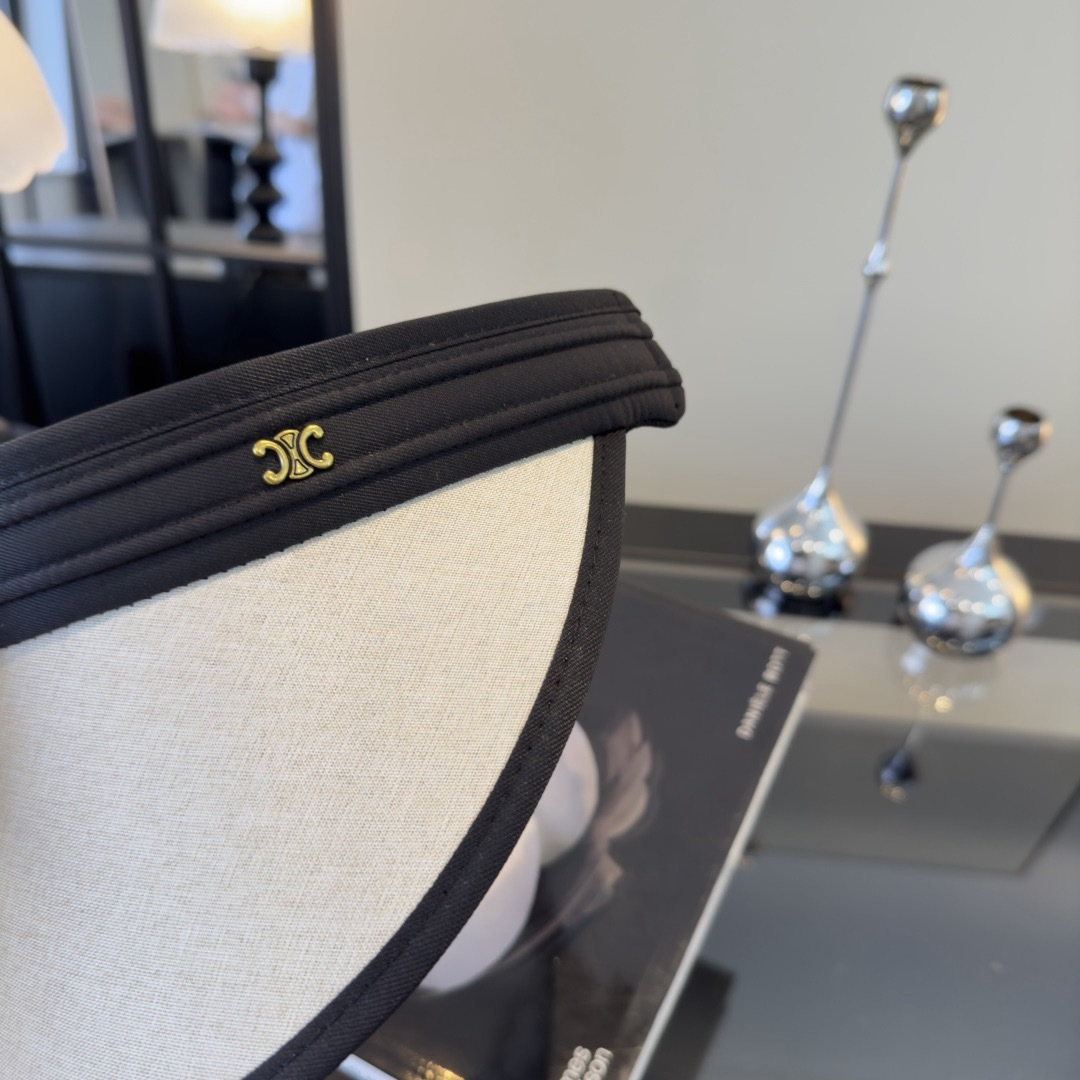 PCeline赛琳新款空顶发箍遮阳帽