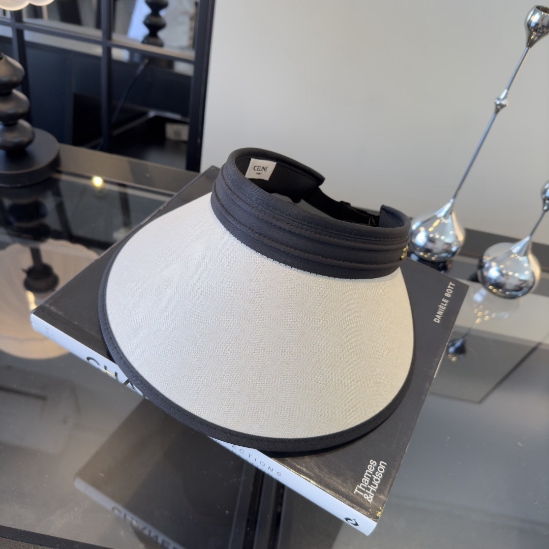 PCeline赛琳新款空顶发箍遮阳帽