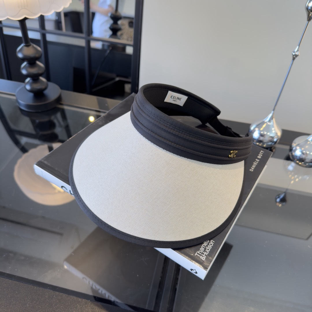 PCeline赛琳新款空顶发箍遮阳帽