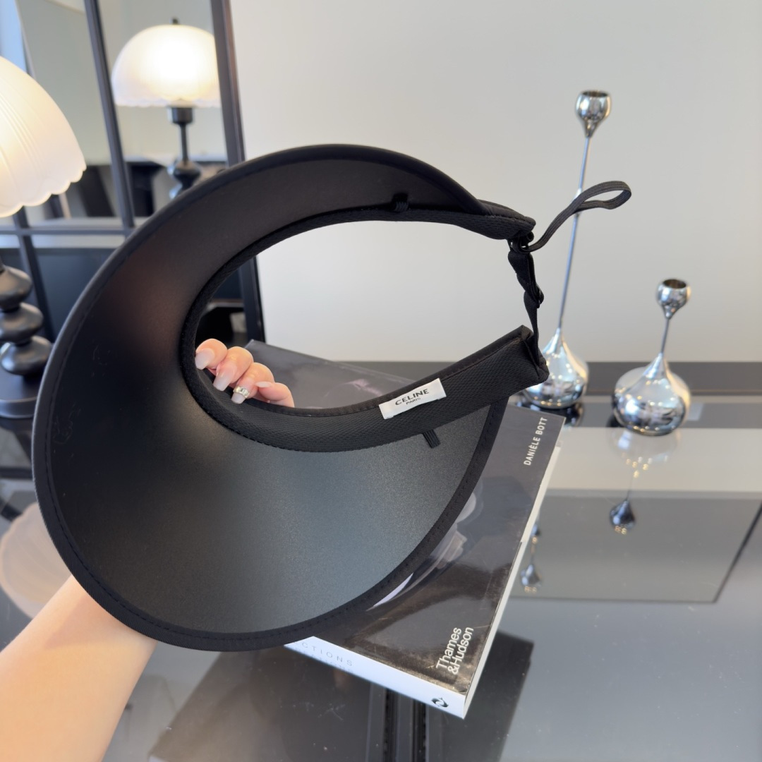 PCeline赛琳新款空顶发箍遮阳帽