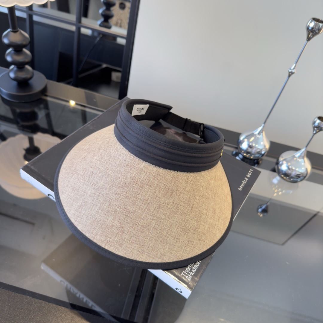 PCeline赛琳新款空顶发箍遮阳帽