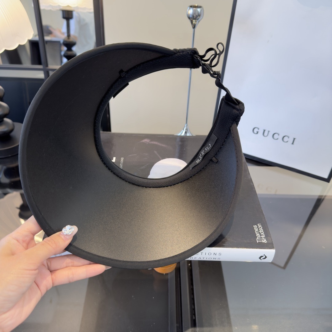 PGucci古奇新款空顶发箍遮阳帽