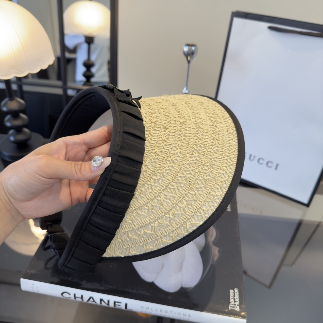 PGucci古奇新款空顶发箍遮阳帽