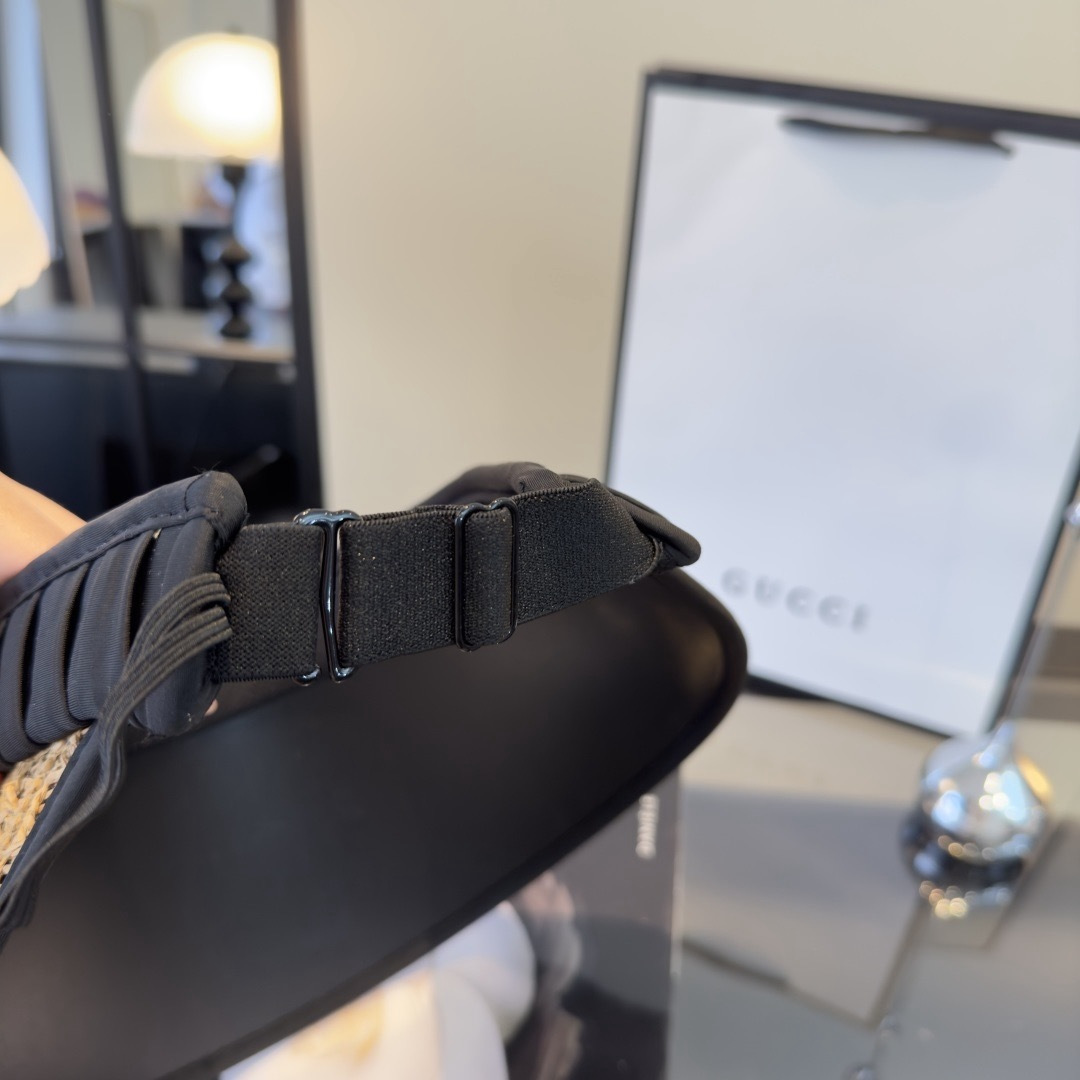 PGucci古奇新款空顶发箍遮阳帽