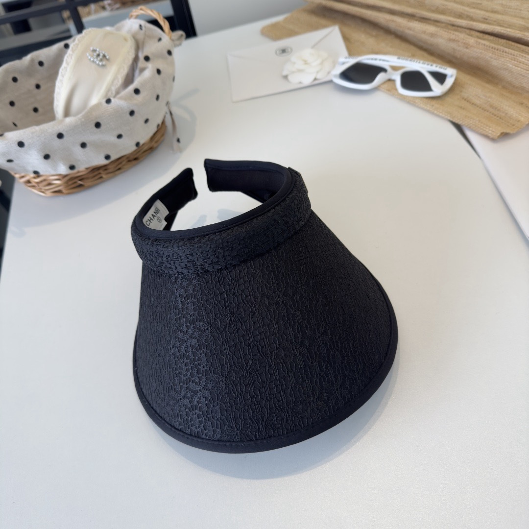 PChanel香奈儿新款空顶遮阳帽，头围57cm