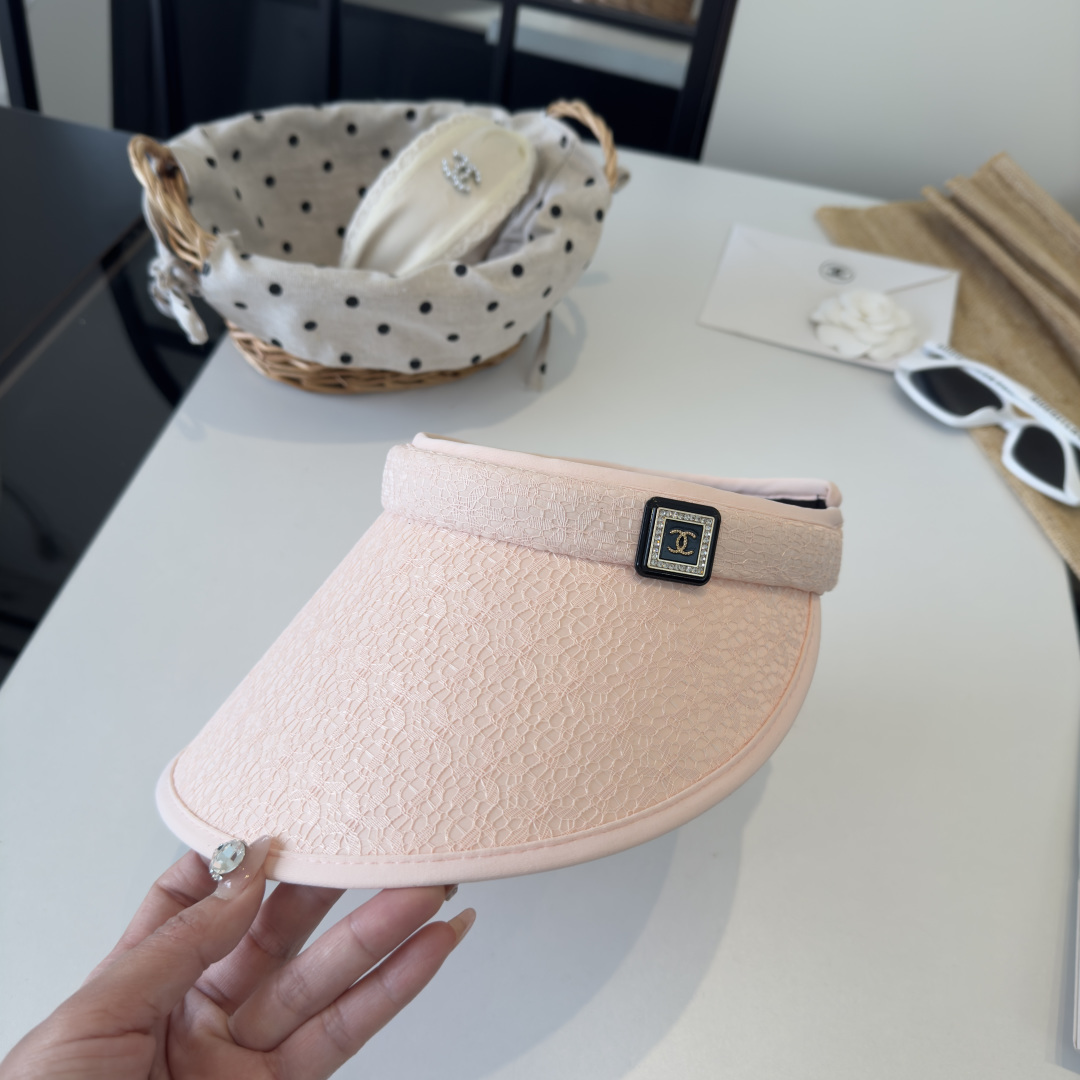 PChanel香奈儿新款空顶遮阳帽，头围57cm