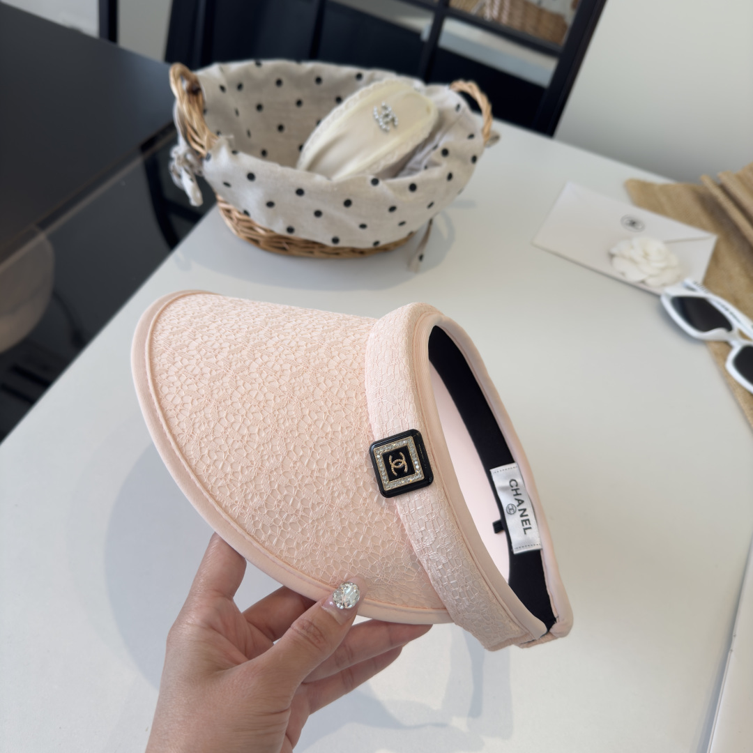 PChanel香奈儿新款空顶遮阳帽，头围57cm