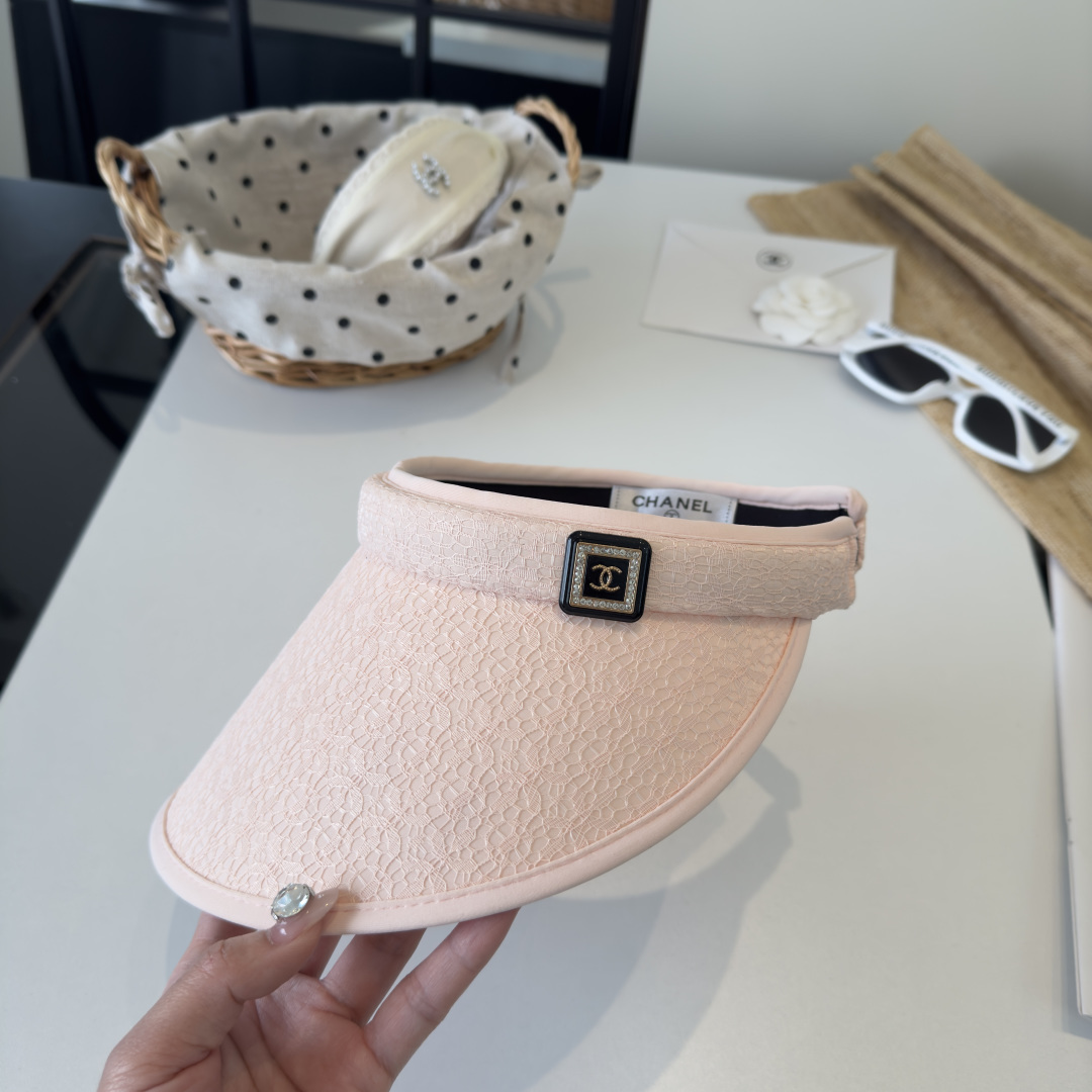 PChanel香奈儿新款空顶遮阳帽，头围57cm