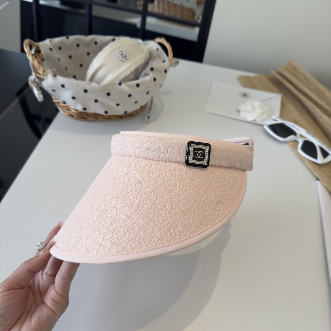 PChanel香奈儿新款空顶遮阳帽，头围57cm