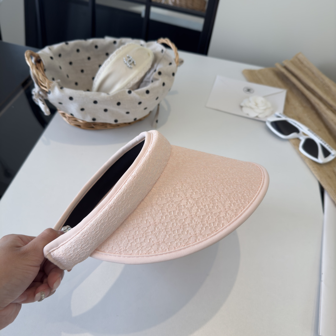 PChanel香奈儿新款空顶遮阳帽，头围57cm