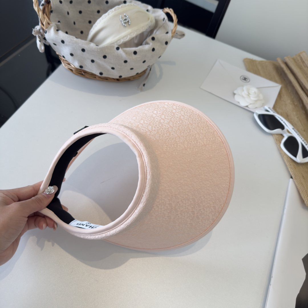 PChanel香奈儿新款空顶遮阳帽，头围57cm