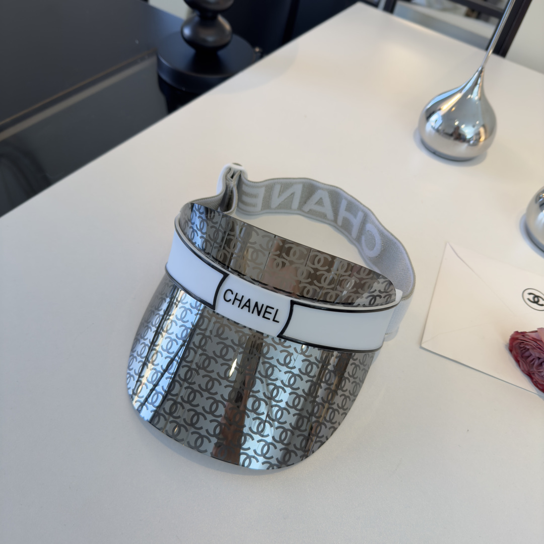 PChanel香奈儿新款空顶遮阳帽，可调节