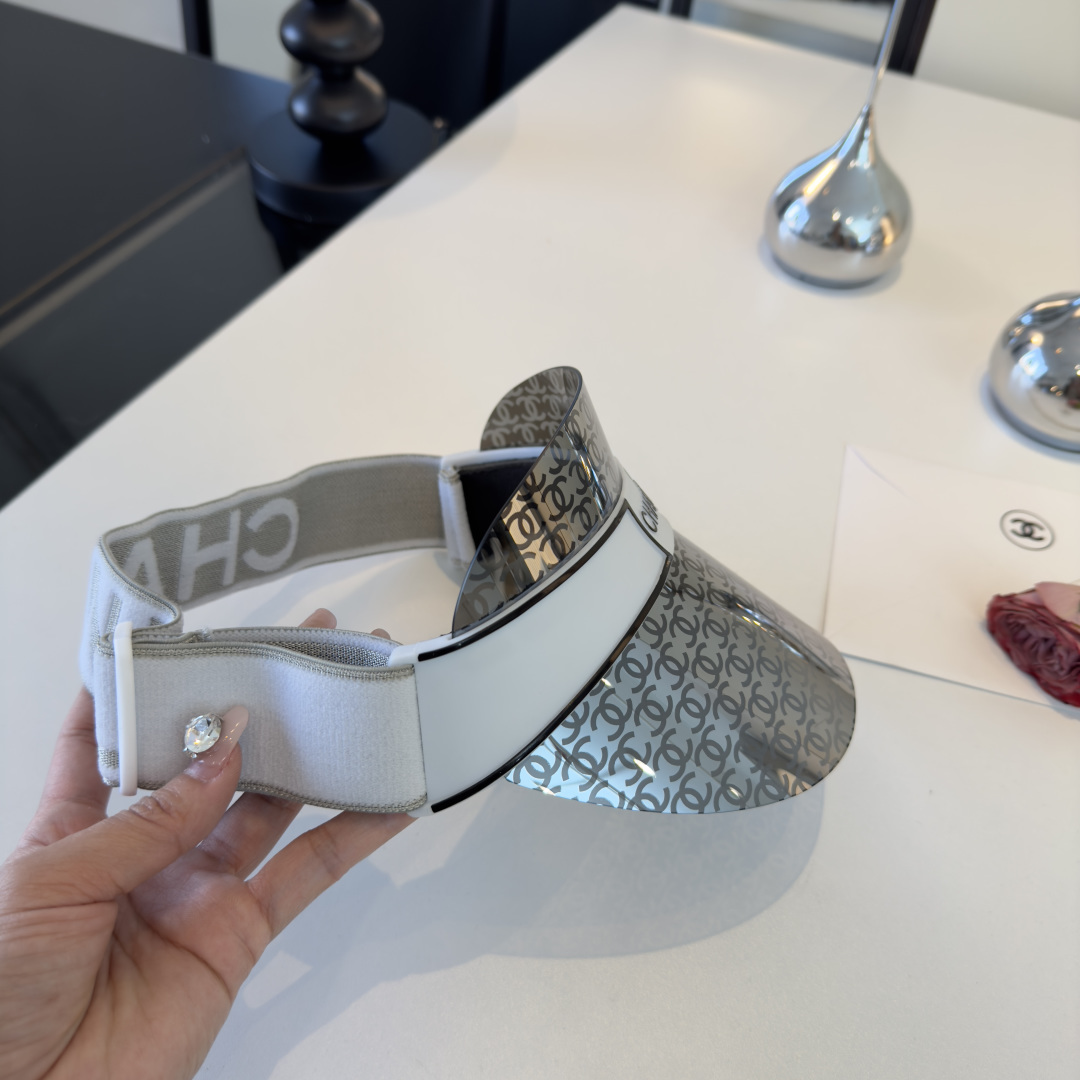 PChanel香奈儿新款空顶遮阳帽，可调节