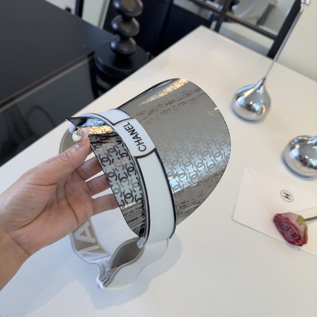 PChanel香奈儿新款空顶遮阳帽，可调节